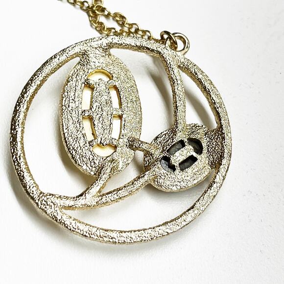 Sarah Coventry Desert Flower 1974 Vintage Pendant Necklace in box - Picture 6 of 8